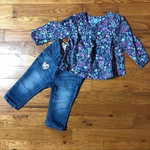Baby Gap Factory girls 6-12M outfit